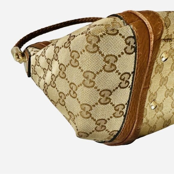 Gucci woven strap Bella tote - Picture 3 of 15